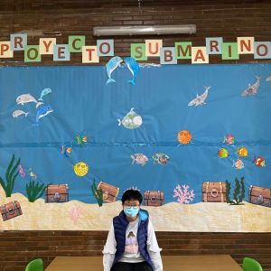 Ganadora del concurso de dibujo para el logo del Proyecto Submarino.